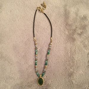 Green and Gold Necklace